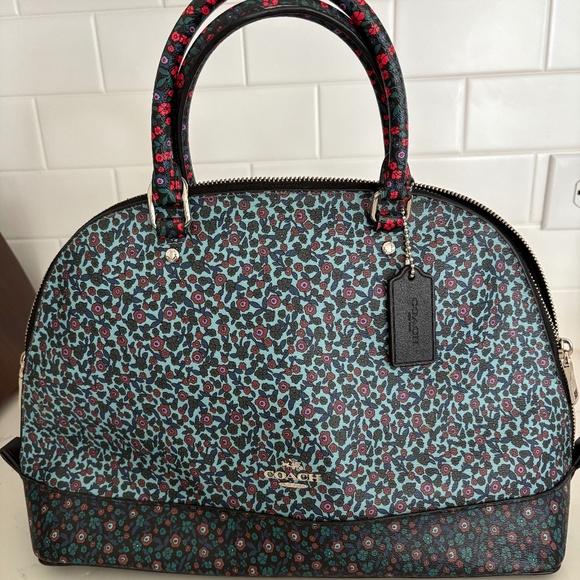 Floral Coach purse - Picture 1 of 4